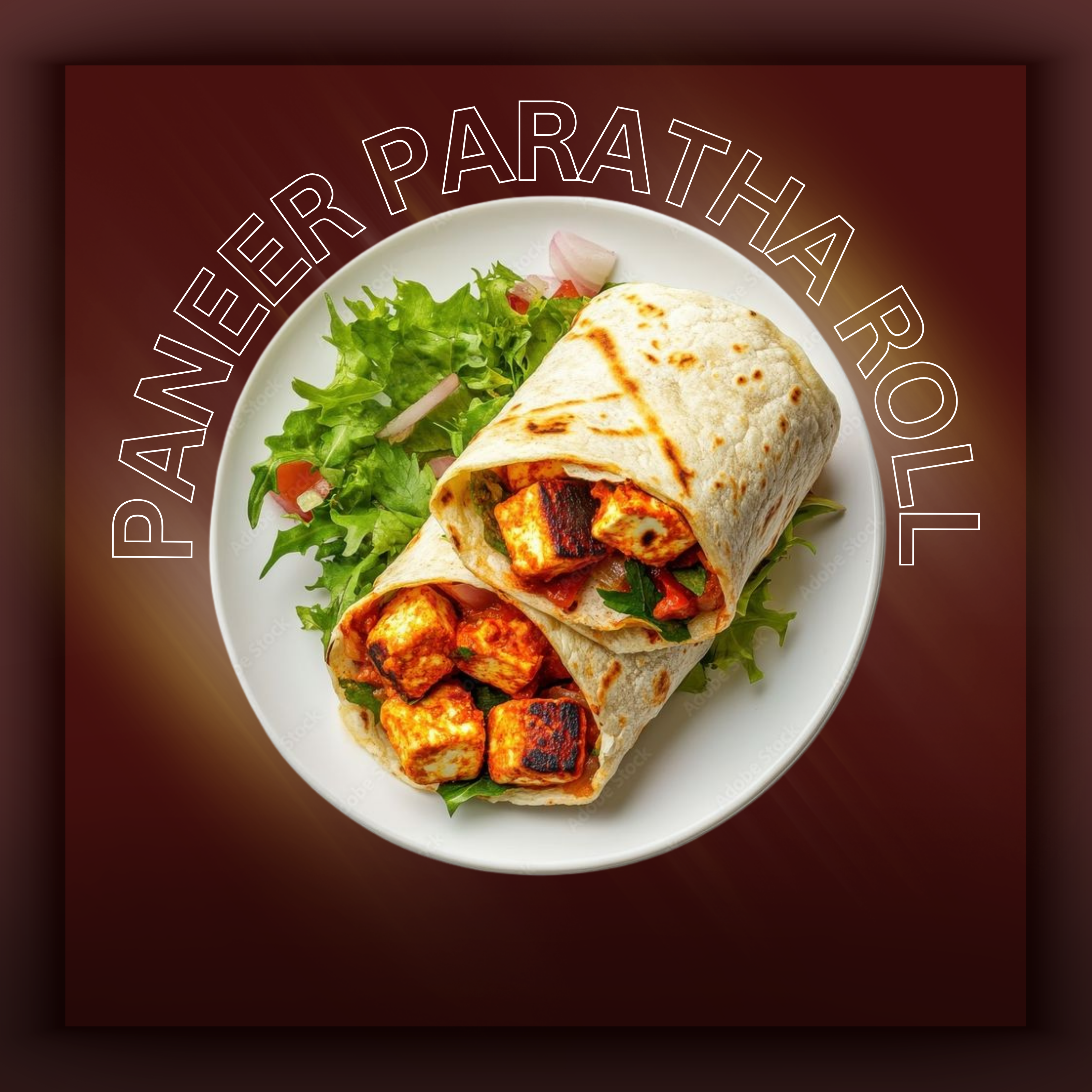 PANEER PARATHA ROLL