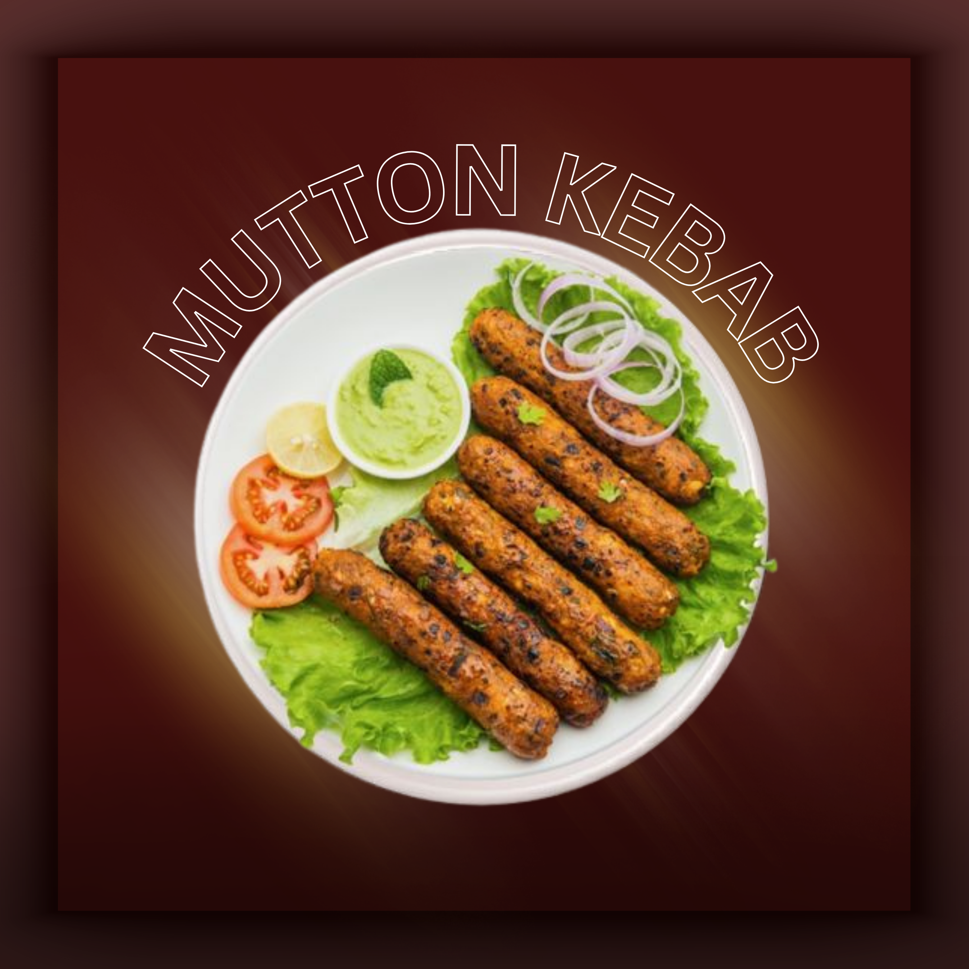 MUTTON KEBAB  - 4 PCS